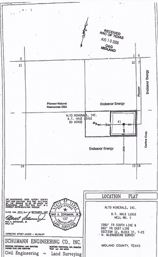 Midland Co. - Endeavor - B.T. Hale Lease