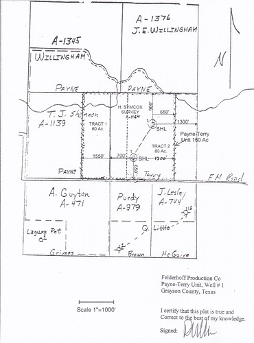 Grayson County - Felderhoff - Payne-Terry Unit #1