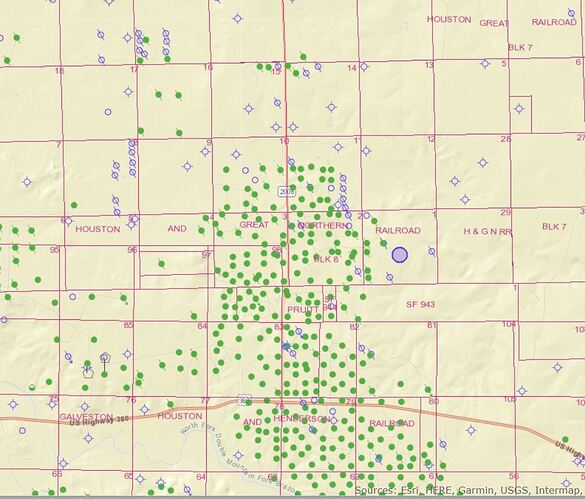 Garza County, Blk 8, Sec 1 H&GN RR