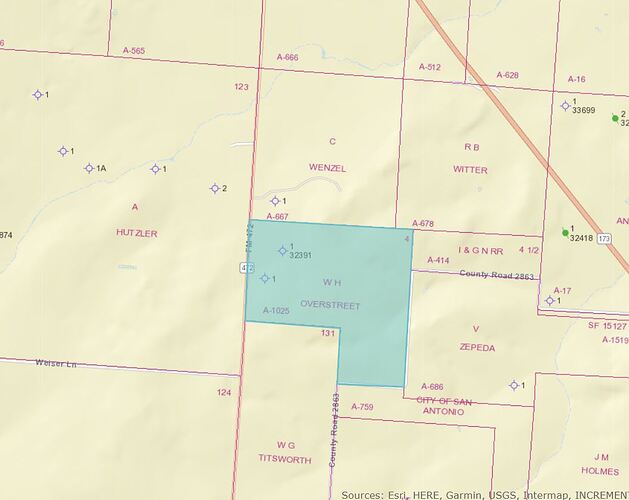 Frio County - Overstreet Survey A-1025