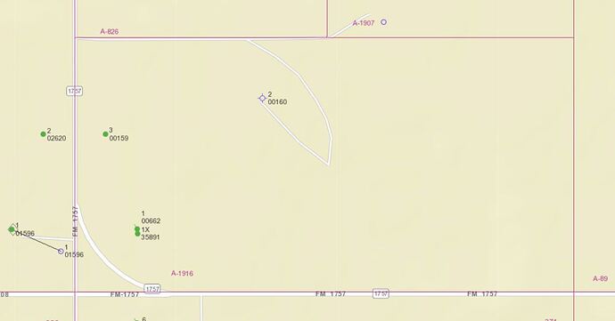 Gaines County - S2 Sec 372  Blk G  CCSD and RGNG Ry Co