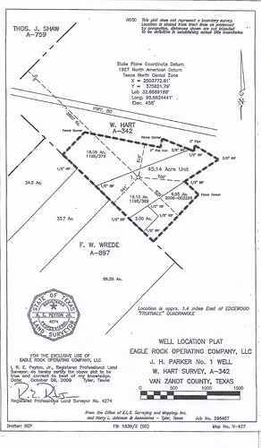 VanZant County - J.H. Parker No. 1